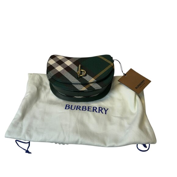 AUTHENTICATED NWT Burberry Mini Rocking Horse Jacquard Shoulder Bag - Green - Picture 9 of 10